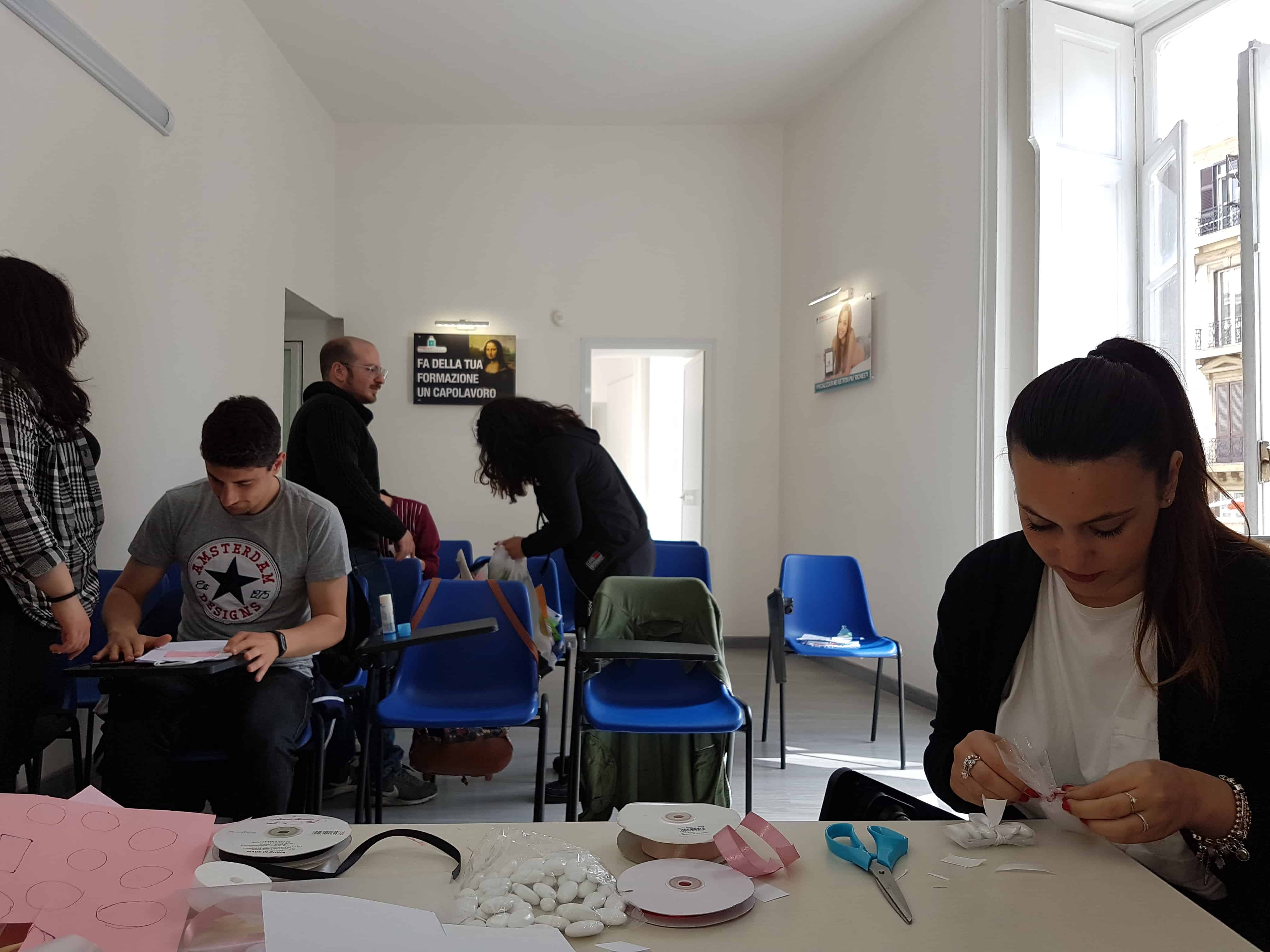 Aula con studenti